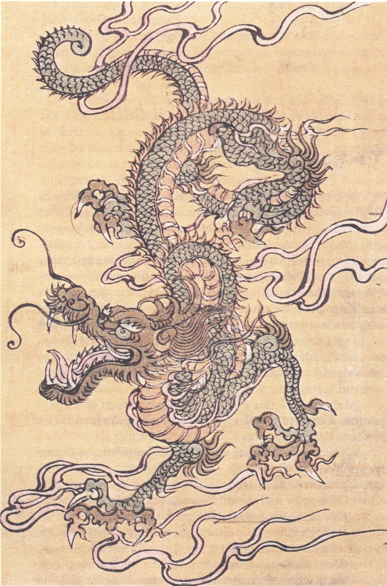 représentation d'un dragon chinois